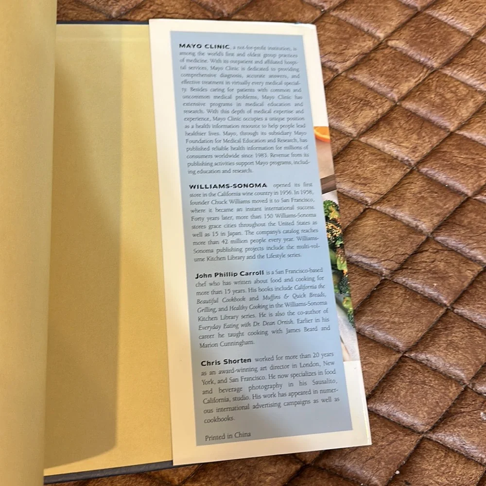 The Mayo Clinic Williams Sonoma Cookbook